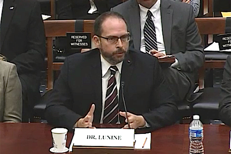 Jonathan Lunine testifies in D.C.