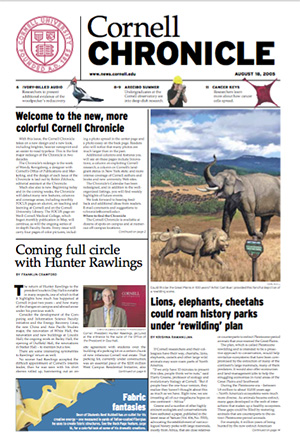 Chronicle front page