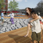 A rendering of what a new Rhineland waterfront.
