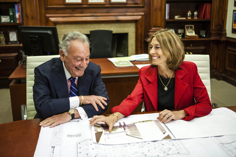 Sanford Weill and Laurie Glimcher