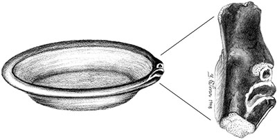 drawing of a serving vessel