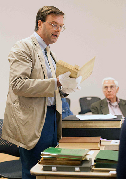 Librarian Laurent Ferri knighted by French government | Cornell Chronicle