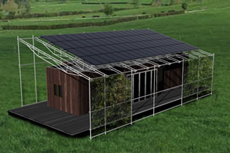 solar house rendering