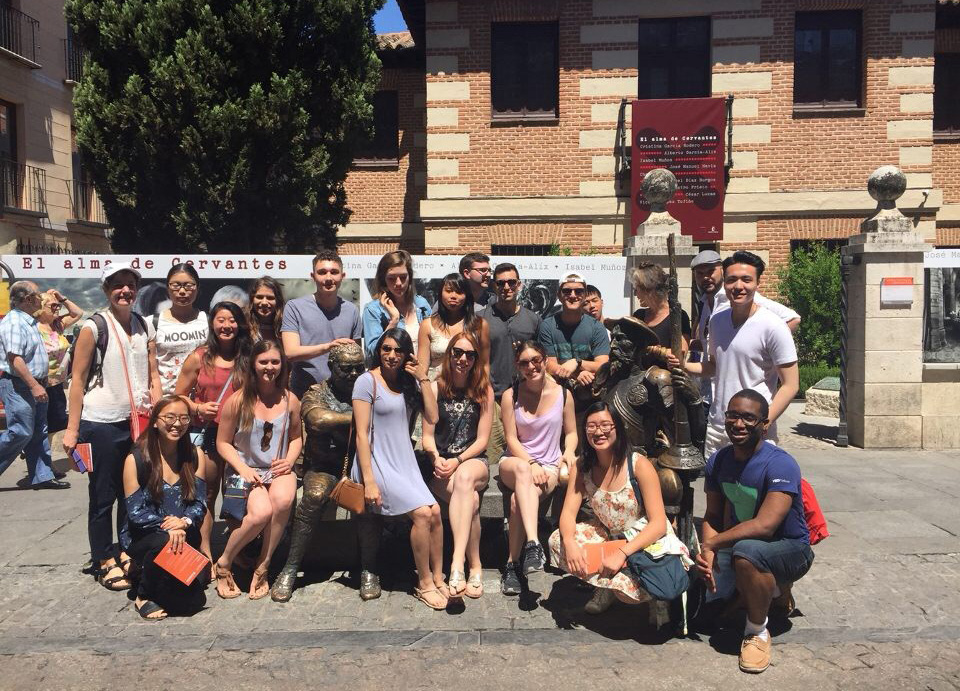 Cornell students in Madrid