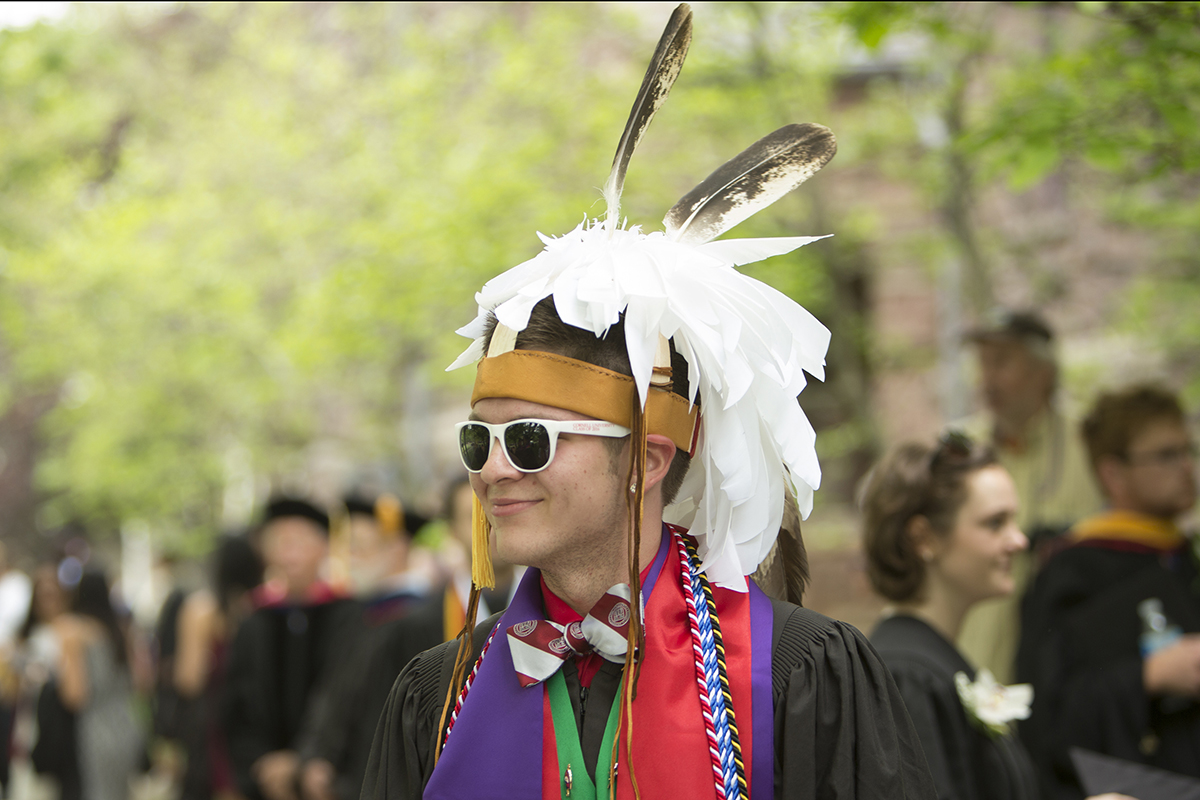 American Indian graduate
