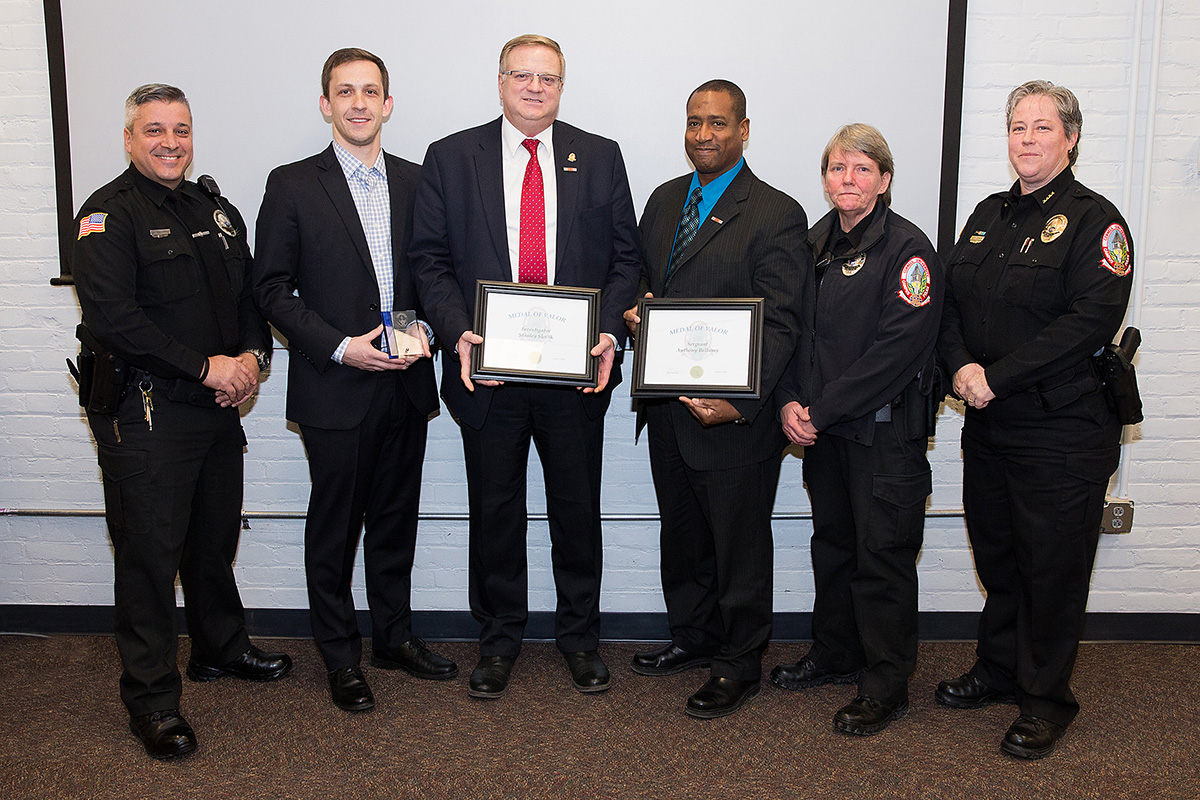 Cornell police recognition ceremony