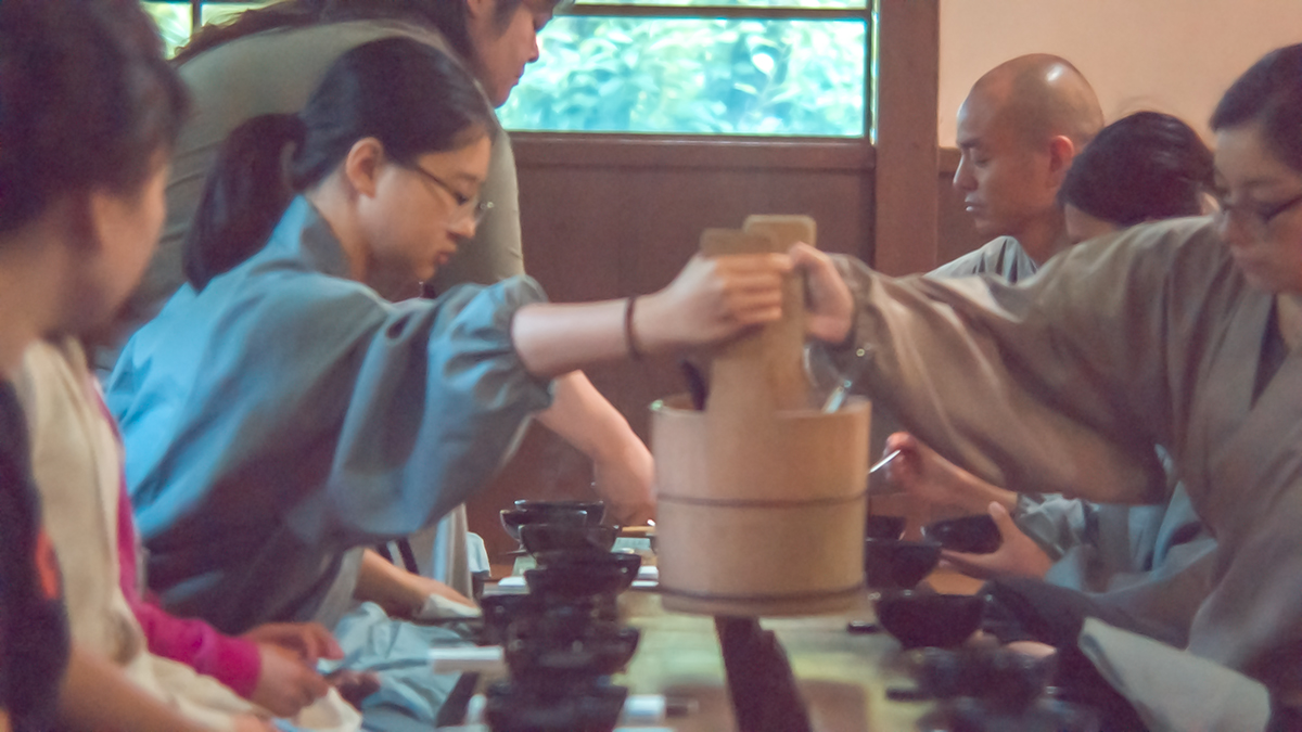 Japanese monastic dining