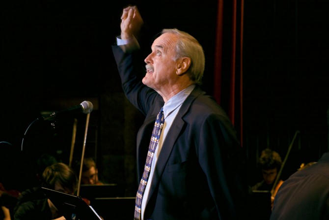Cleese at Cornell