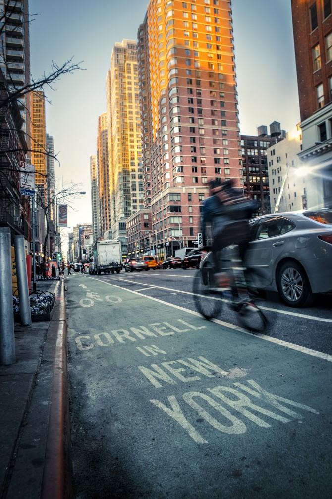 NYC bike lane