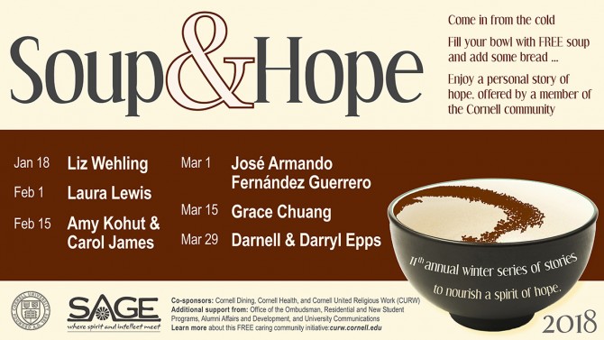 Soup and Hope speaker lineup