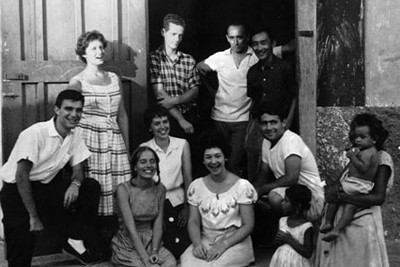 Cornell literacy project team in Honduras in 1961