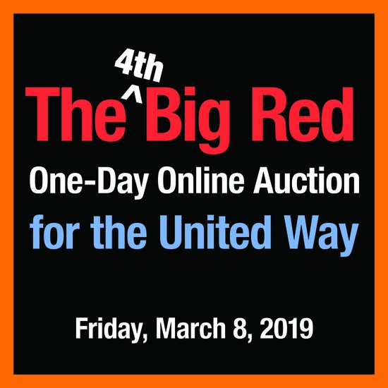 United Way auction poster