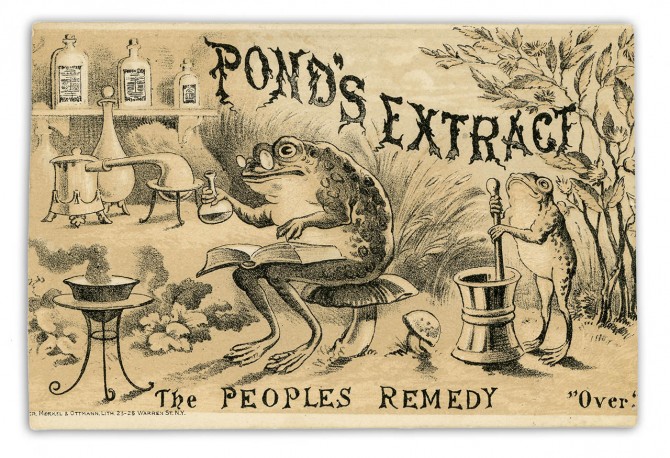 Pond's Extract, from Pond's Extract Co. (New York City and London)