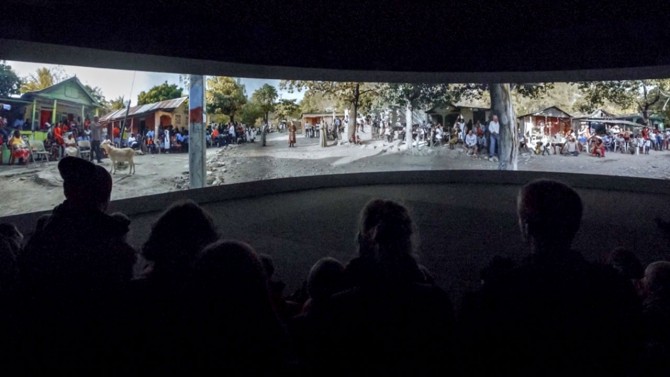 Film plays at the 56th Venice Biennale in 2015