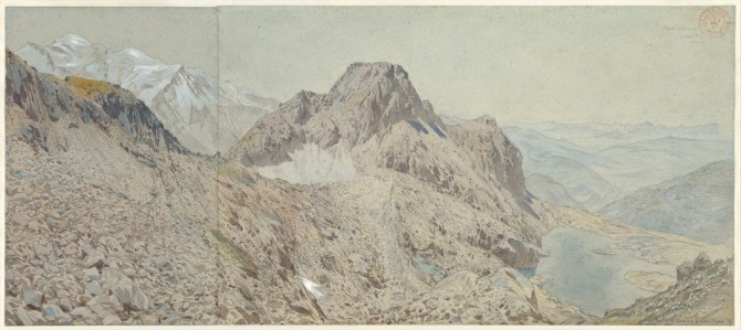 Painting of mountains