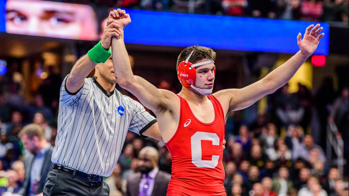 Freshman Yianni Diakomihalis crowned NCAA wrestling champion Cornell