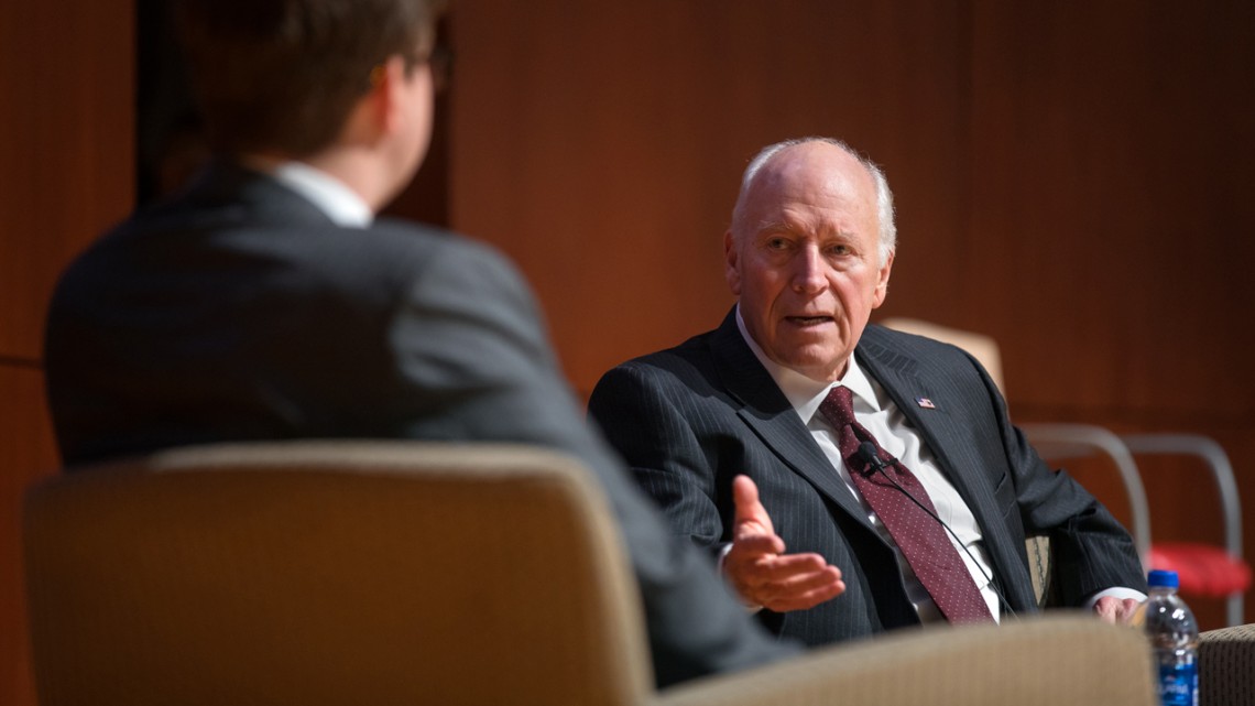 Former Vp Cheney Gives Wide Ranging Talk Qanda Cornell Chronicle 