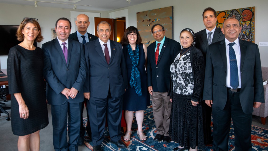 Martha Pollack meets with Egypt ministers
