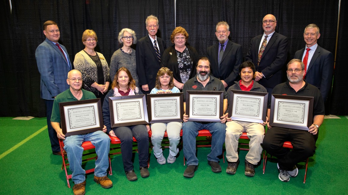Bartels Awards for Custodial Service Excellence winners
