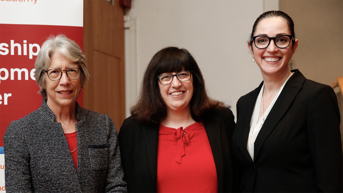 Katherine Hajjar, Martha Pollack and Ruth Gotian