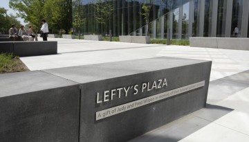 Lefty's Plaza outside of Schurman Hall