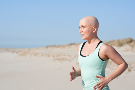 cancer survivor running