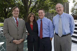 Tommy Bruce, Mary Opperman, M.J. Herson, David Skorton