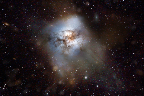 artist rendering of galaxy HFLS3