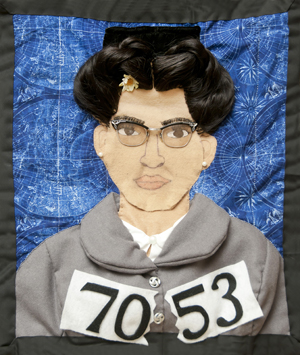Richardson's quilt of Rosa Parks