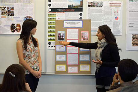students present their research