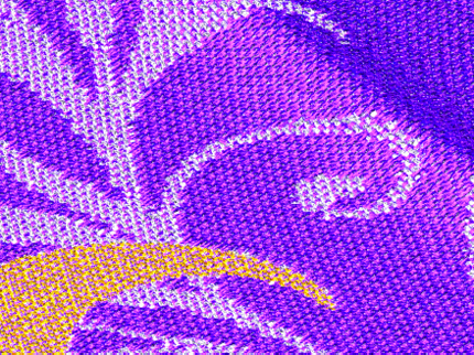 zoom of tablecloth fabric