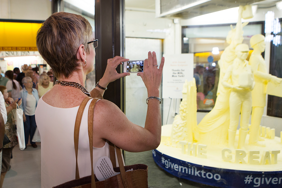 And the NYS Fair 2015 butter sculpture is 