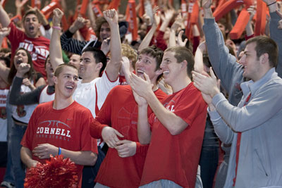 cheering crowd