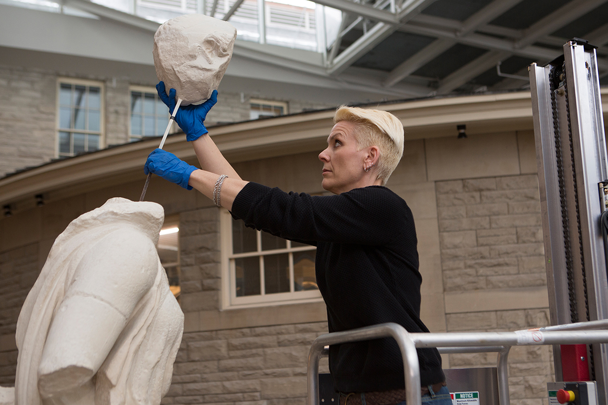 'Dramatic' Plaster Casts Installed In Atrium In Klarman Hall | Cornell ...