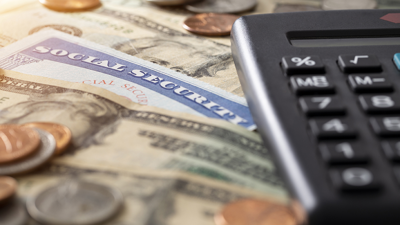 Money and social security card