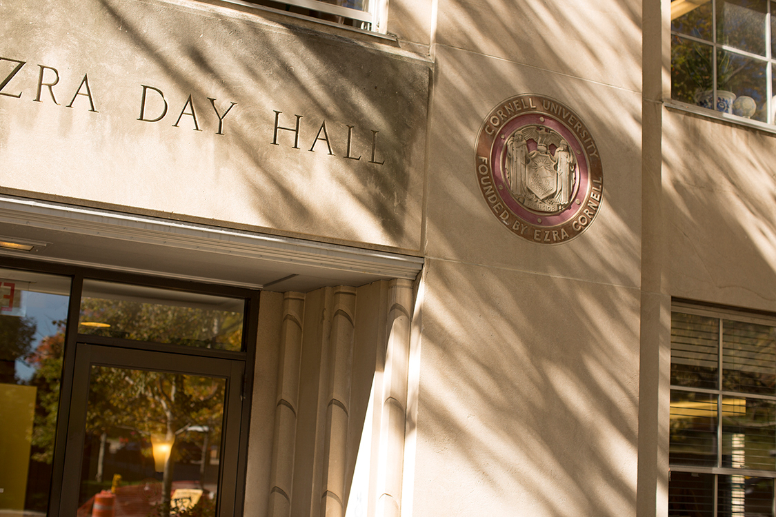 The outside of Day Hall