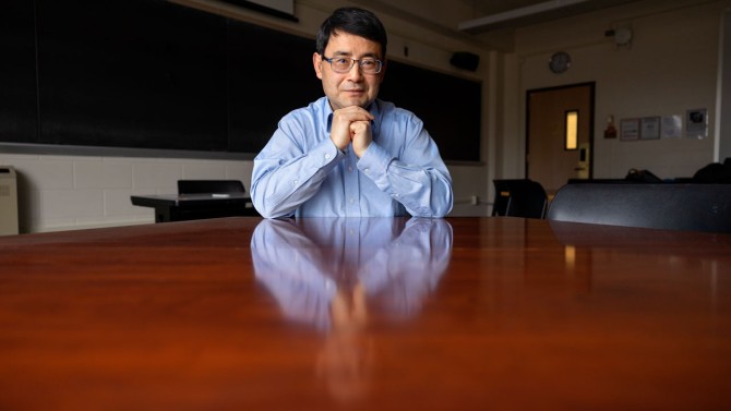 Oliver Gao, the Howard Simpson Professor of Civil and Environmental Engineering in the College of Engineering.