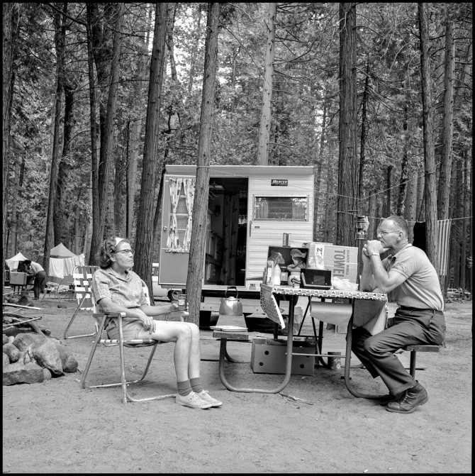 “Photograph of a Couple at their Campsite”