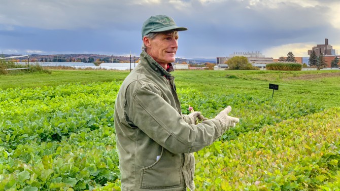 Thomas Bjorkman, professor emeritus of vegetable crop physiology.