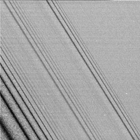  narrow-angle camera image of Saturn's rings