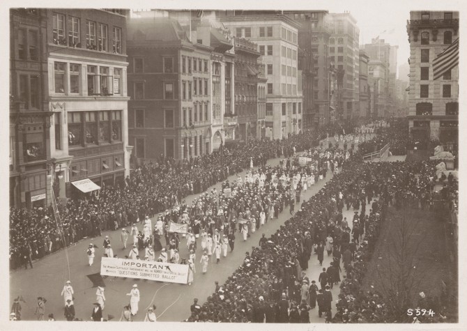 Suffrage march