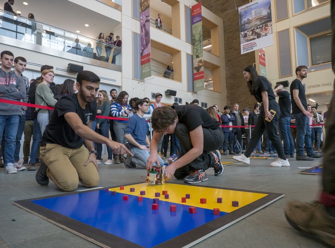 Robotics Day Attracts Scores To Duffield Atrium | Cornell Chronicle