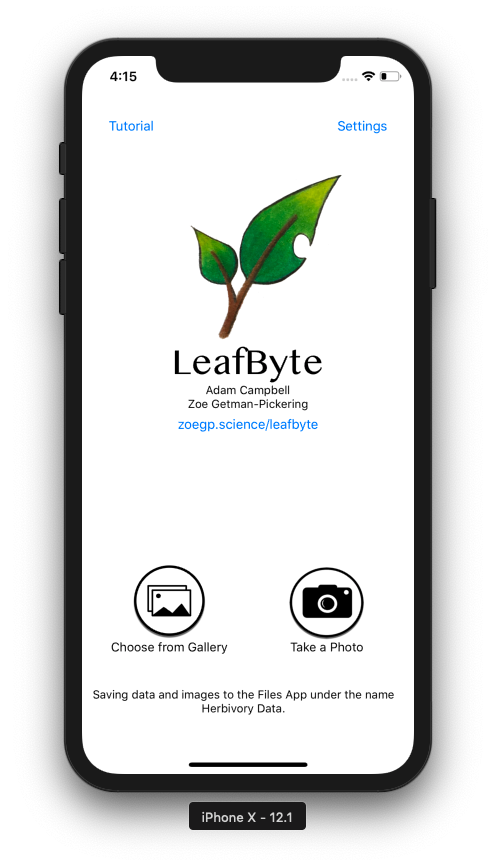 LeafByte app