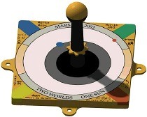 computer-generated image of the sundial