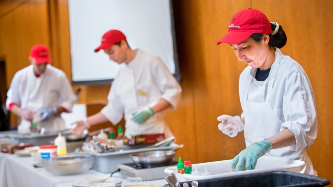 Cornell Dining culinary staff compete 
