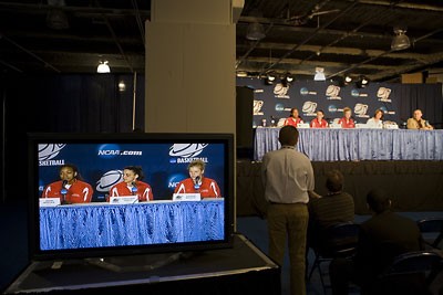 Participating in the March 22 press conference