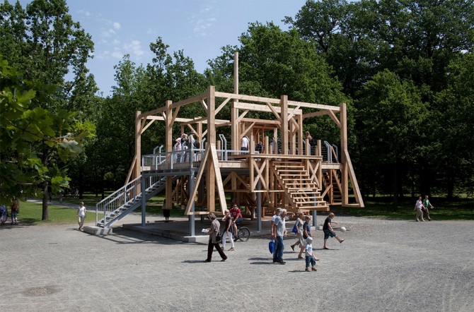 'Scaffold' – his 2012 sculpture