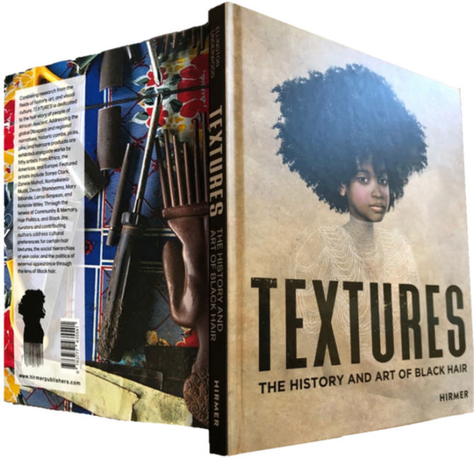 Book cover of TEXTURES: The history and art of Black hair