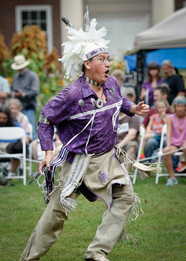 Perry Ground '91 performs at the Saratoga Native American Festival in Saratoga, New York, in 2015.