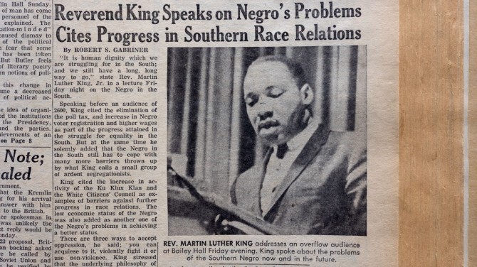 Sun article on MLK